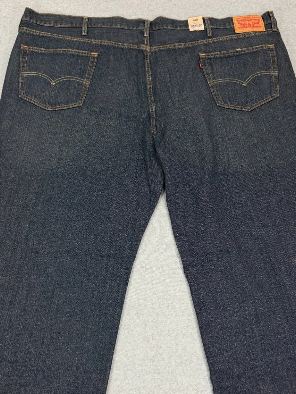 Levi's 559 Relaxed Straight Jeans Mens 56x30 Big & Tall Dark Wash Blue Denim NWT